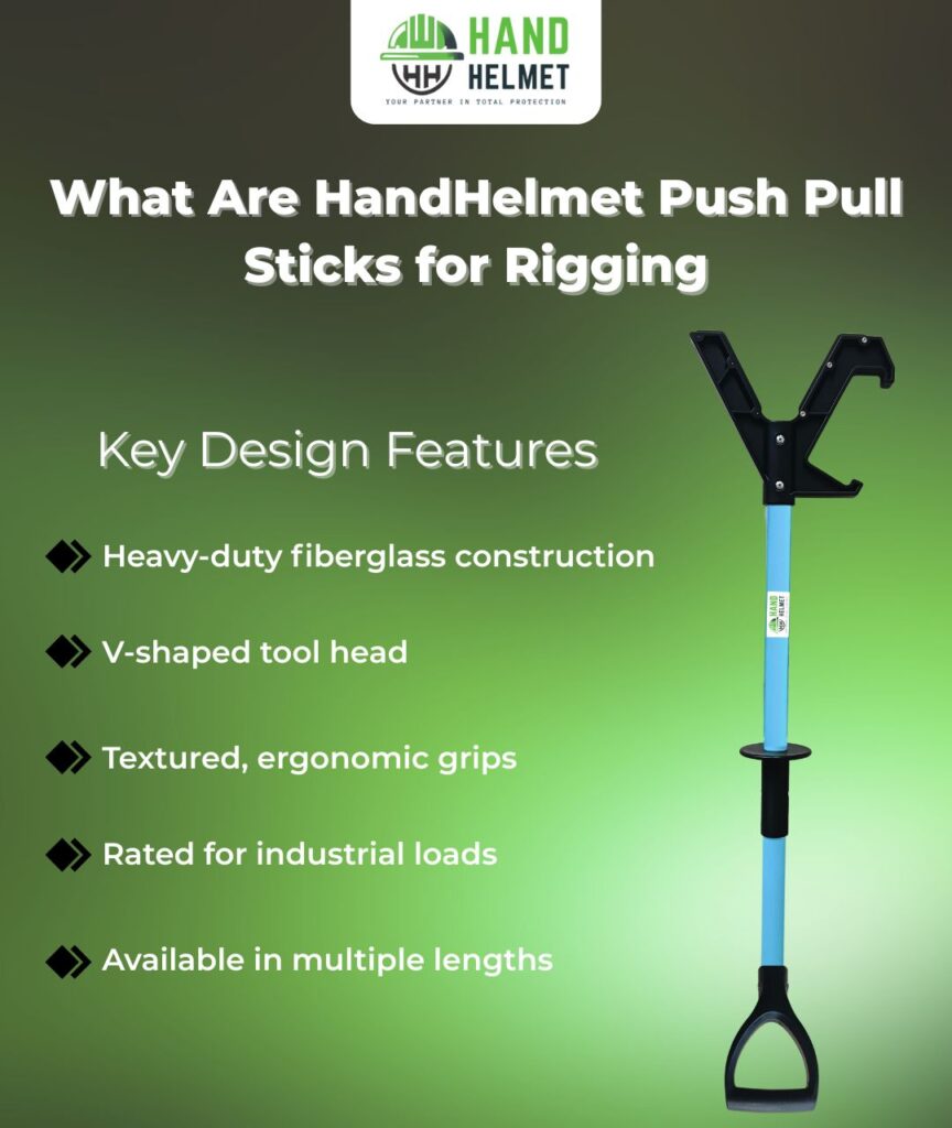 HANDHELMET PUSH PULL SAFETY TOOL/STICK | HANDHELMET PUSH PULL STICKS/TOOL/POLE FOR RIGGING