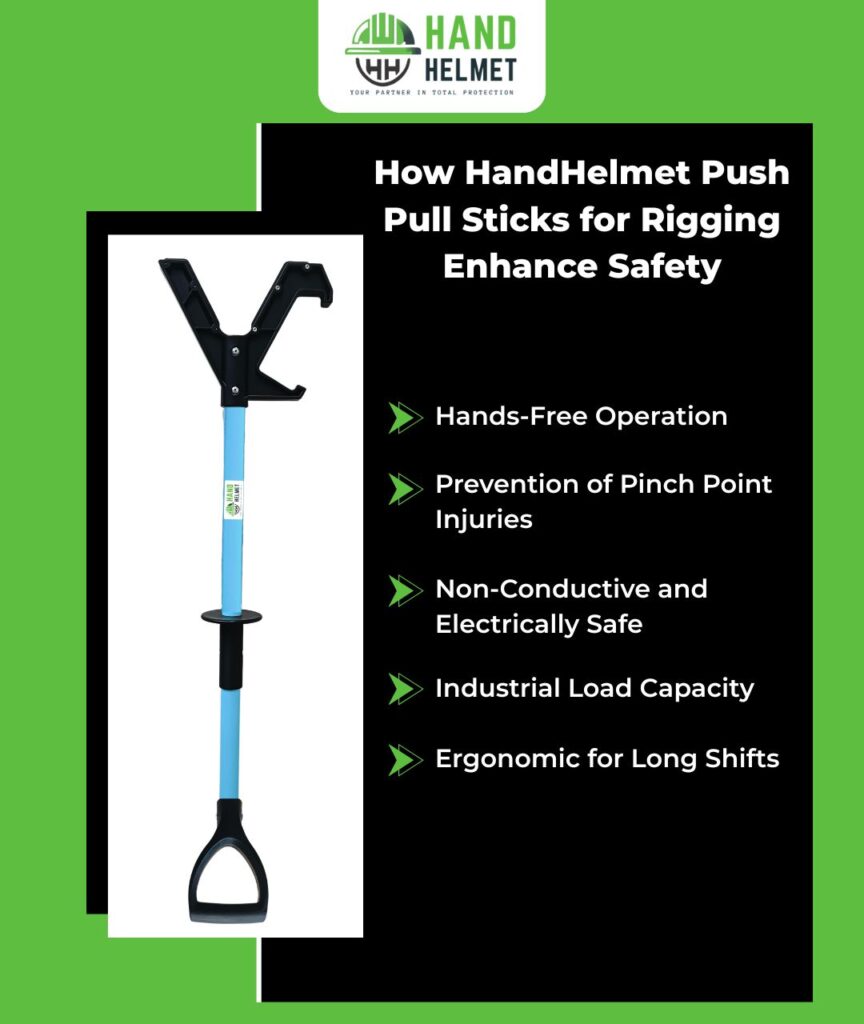 HANDHELMET PUSH PULL SAFETY TOOL/STICK | HANDHELMET PUSH PULL STICKS/TOOL/POLE FOR RIGGING
