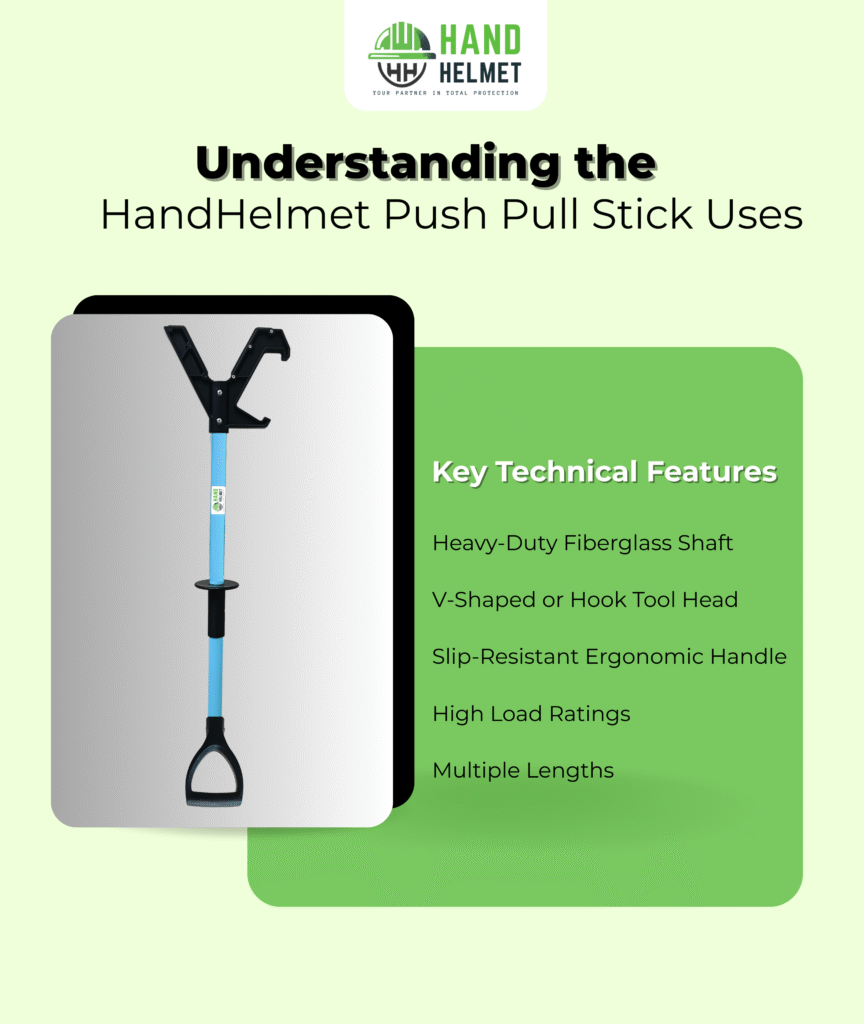 HANDHELMET PUSH PULL SAFETY TOOL/STICK | HANDHELMET PUSH PULL STICK/TOOL/POLE USES