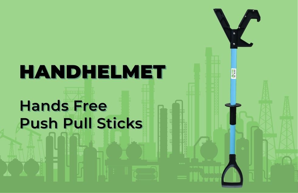 HANDHELMET PUSH PULL SAFETY TOOL/STICK | HANDHELMET HANDS FREE PUSH PULL STICK/TOOL/POLE